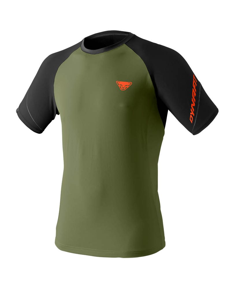 Dynafit Alpine Pro T-Shirt Alpine Running Uomo, Black Out/Winter Moss/5890