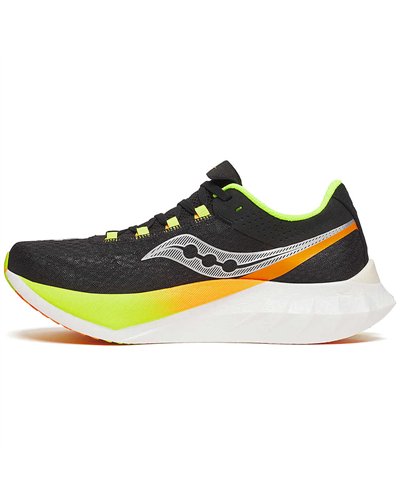 Saucony Endorphin Pro 4 Scarpe Running Uomo, Black//VO2