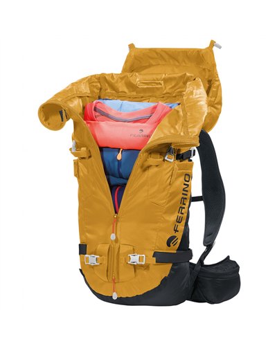Ferrino Triolet 32+5 Mountaineering Backpack, Yellow