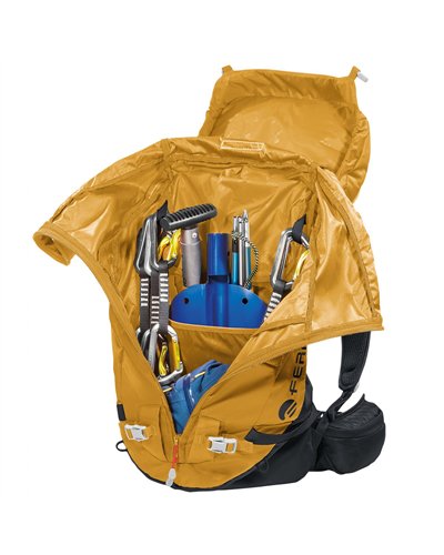 Ferrino Triolet 32+5 Mountaineering Backpack, Yellow
