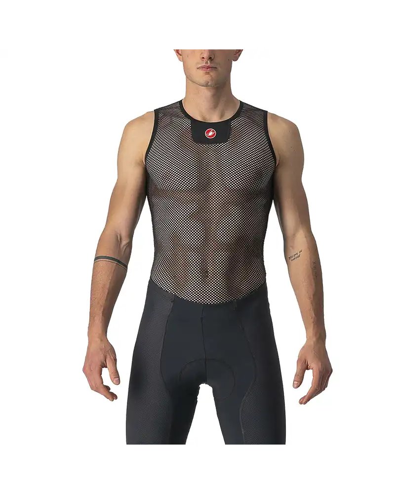 Castelli Core Mesh 3 Men's Sleeveless Cycling Jersey, Black