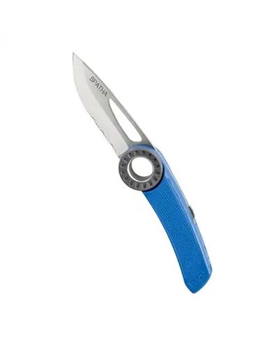 Petzl Spatha Coltello Mschettonabile, Blu
