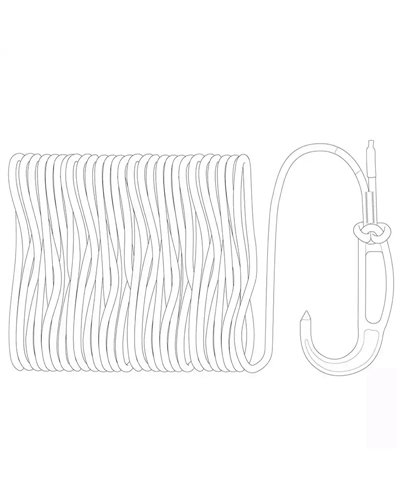 Petzl Corda di Ricambio per EXO AP con HOOK