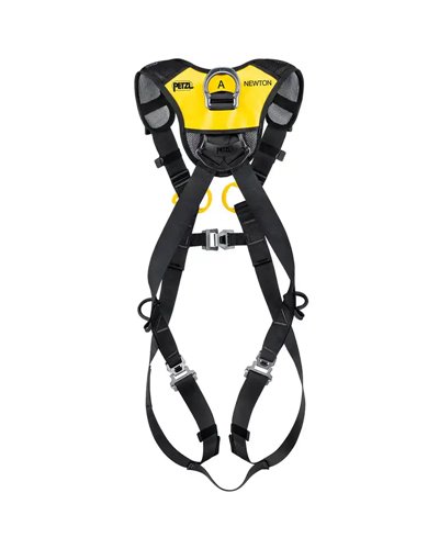 Petzl Newton Fast Harness, Black/Yellow (EU)