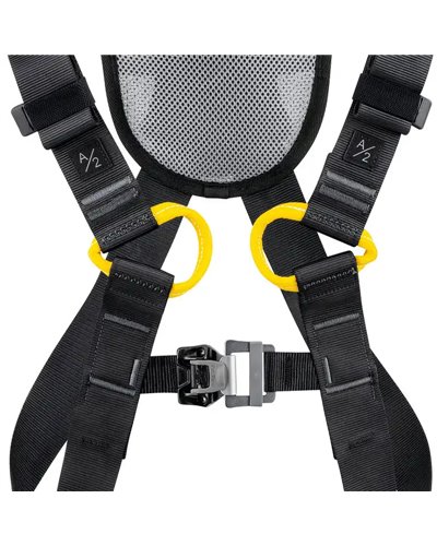 Petzl Newton Fast Harness, Black/Yellow (EU)