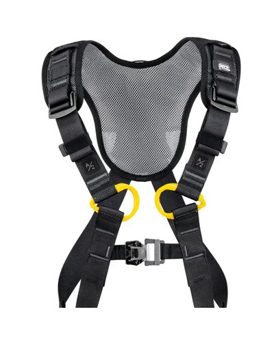 Petzl Newton Fast Harness, Black/Yellow (EU)