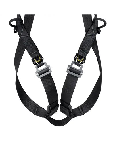 Petzl Newton Fast Harness, Black/Yellow (EU)