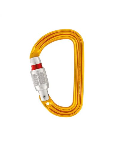 Petzl Sm'D Screw-Lock Carabiner, Yellow