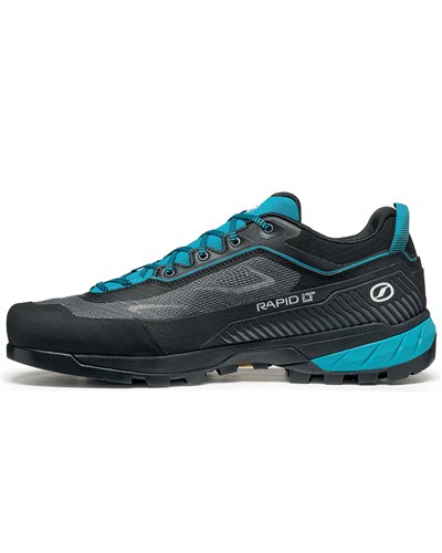 Scarpa Rapid LT Scarpe Avvicinamento Uomo, Anthracite/Blue Reef