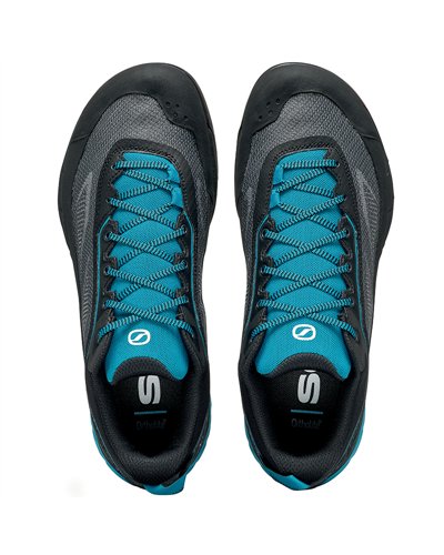 Scarpa Rapid LT Scarpe Avvicinamento Uomo, Anthracite/Blue Reef