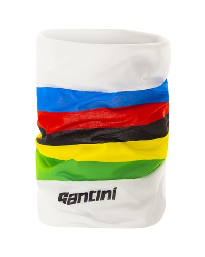 copy of Santini UCI World Champion Official Cycling Neck Warmer, Black (One Size Fits All)