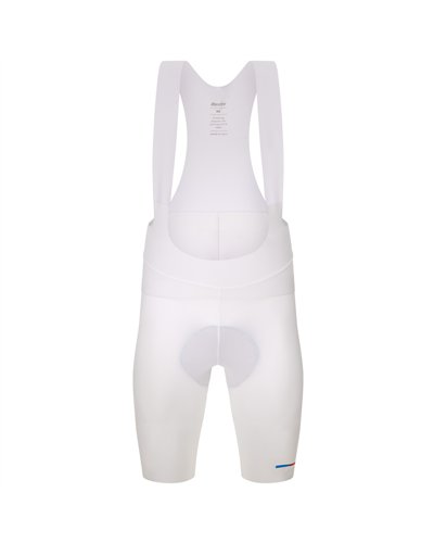 Santini Mondo UCI World Champion Salopette Corta Uomo - Fondello GITevo, Bianco