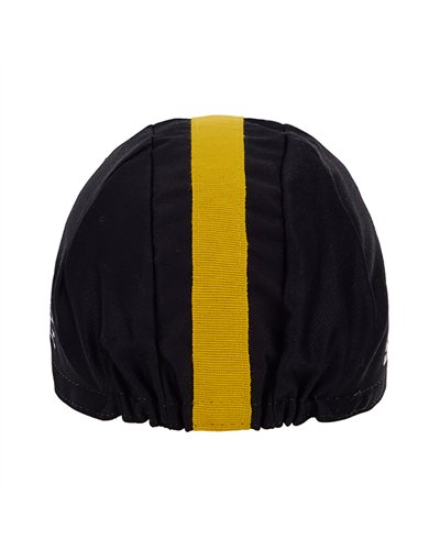 Santini Pirelli Cotton Cycling Cap, Black (One Size Fits All)