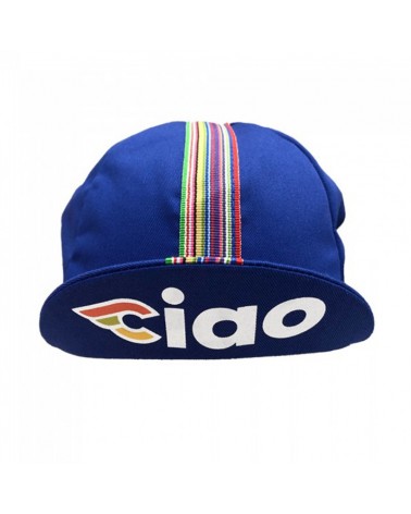 Cinelli Ciao Cycling Cap, Blue (One Size Fits All)