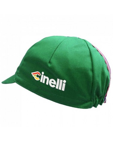 Cinelli Ciao Cycling Cap, Green (One Size Fits All)