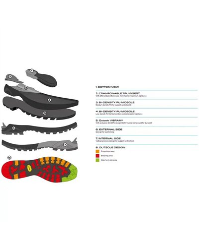 Scarpa Ribelle Lite HD Men's Mountaineering Boots, Tonic/Tonic