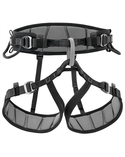 Petzl Falcon Mountain Imbracatura Taglia 1, Nero/Grigio