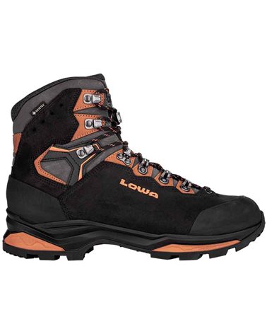 Lowa Camino Evo GTX Gore-Tex Men's Trekking Boots Nabuk, Black/Orange