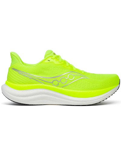 Saucony Triumph 22 Scarpe Running Uomo, White/Citron