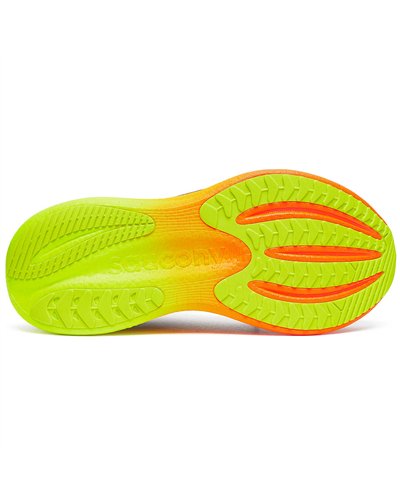 Saucony Triumph 22 Men's Running Shoes, White/Citron