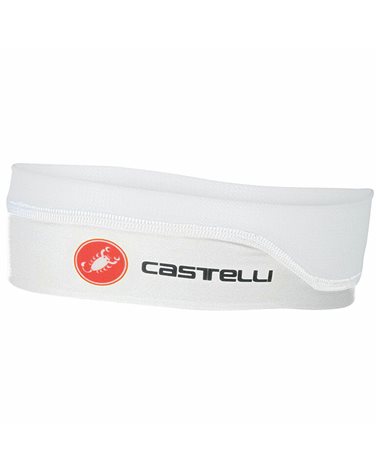 Castelli Fascia Testa Estiva Ciclismo, Bianco (Taglia Unica)