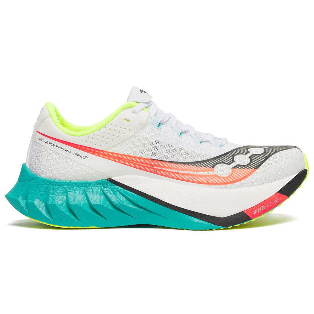 Saucony Endorphin Pro 4 Scarpe Running Uomo, White/Mutant