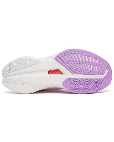 Saucony Endorphin Speed 5 Women's Running Shoes, White/Crocus