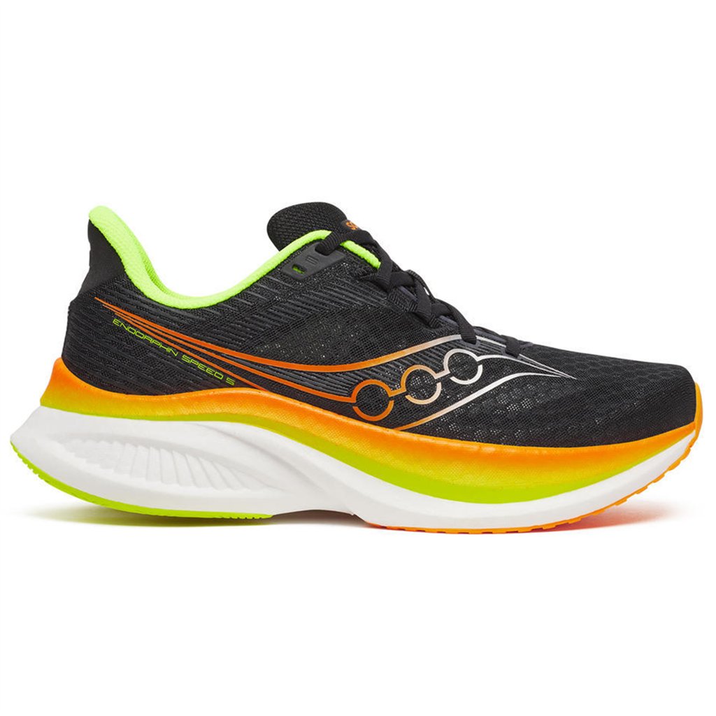 Saucony Endorphin Speed 5 Men's Running Shoes, Black/Vo2