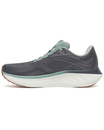 Saucony Ride 18 Scarpe Running Uomo, Carbon/Iceberg