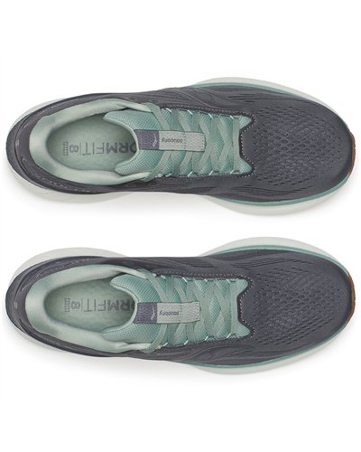 Saucony Ride 18 Scarpe Running Uomo, Carbon/Iceberg