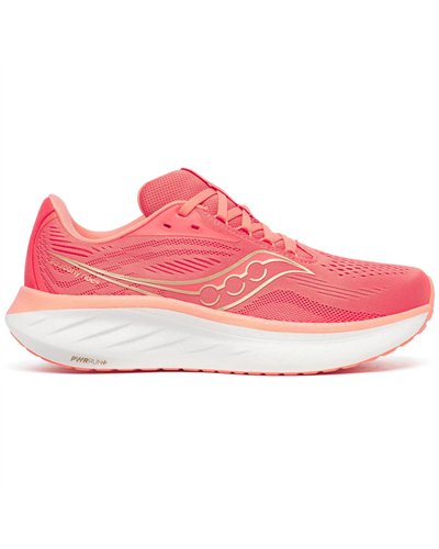 Saucony Ride 18 Scarpe Running Donna, Coral/Salmon