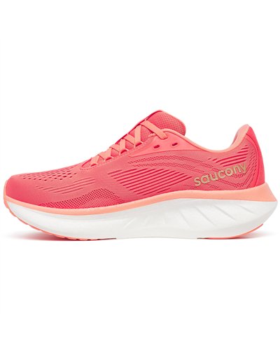 Saucony Ride 18 Women's Running Shoes, Coral/Salmon
