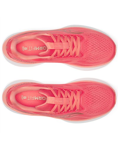 Saucony Ride 18 Women's Running Shoes, Coral/Salmon