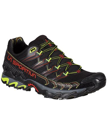 La Sportiva Ultra Raptor II Men's Trail Running Shoes, Black/Neon
