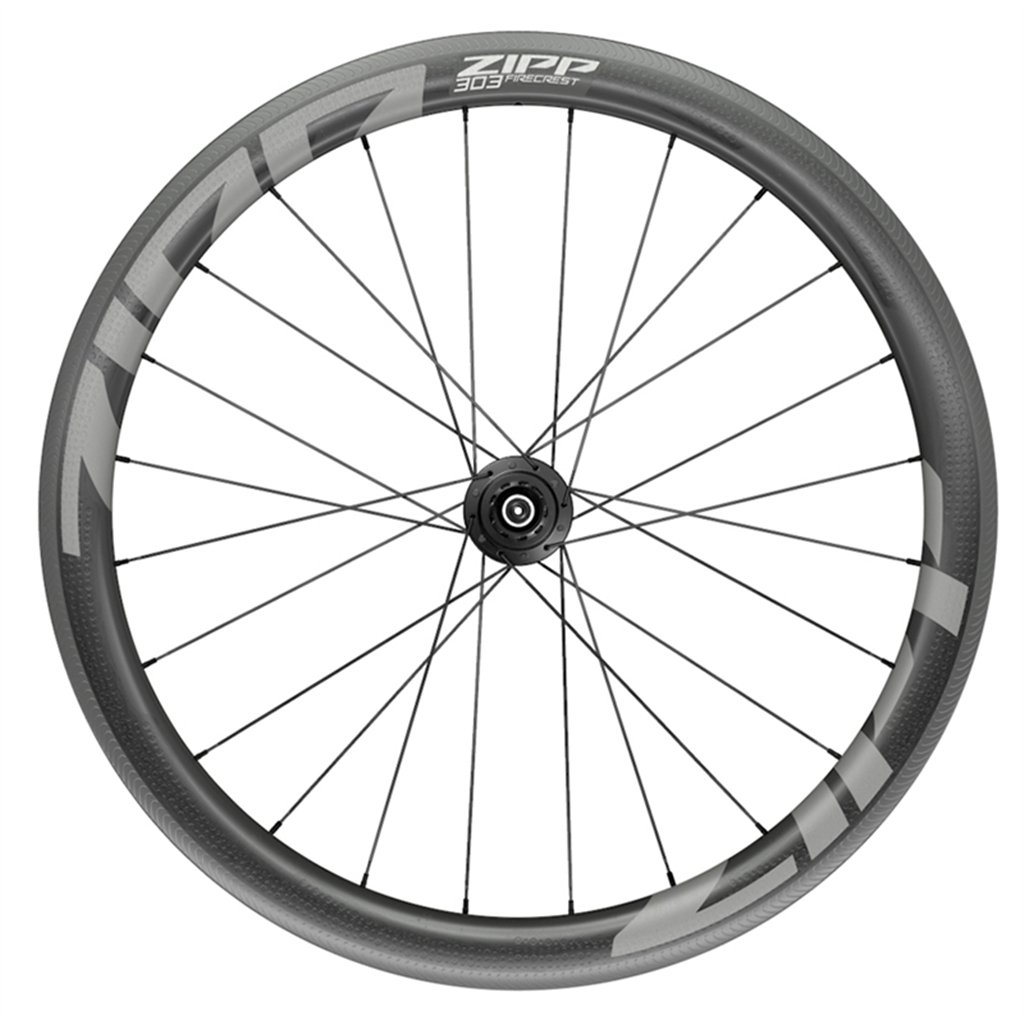 Zipp Ruota 303 Firecrest Tubolare Anteriore 18 Raggi 28" Nero 2021