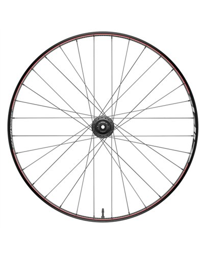 Zipp Ruota 3Zero Moto Tubeless Ready Carbonio Anteriore 27.5" Argento/Rosso Boost