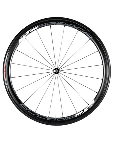 Tufo Ruota Carbona 30 Tubolare Anteriore 20 Raggi 28" Nero