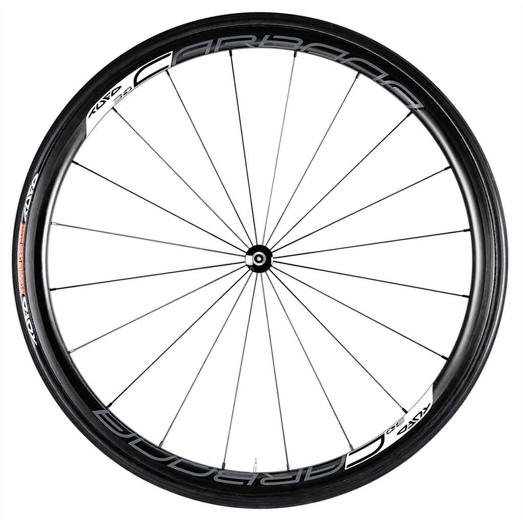 Tufo Ruota Carbona 30 Tubolare Anteriore 20 Raggi 28" Nero