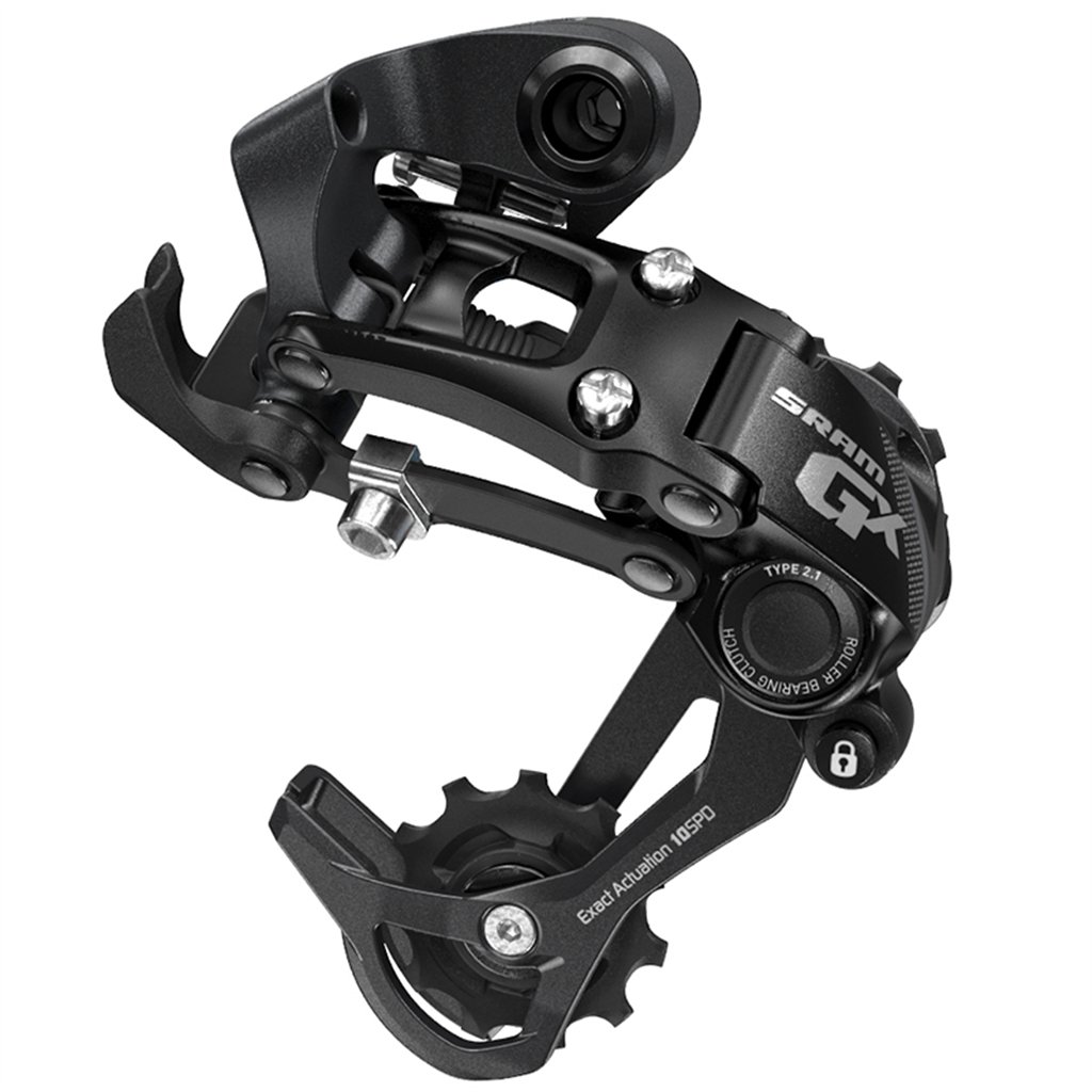 Sram GX Cambio Posteriore Type 2.1 10v Gabbia Lunga, Nero