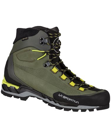 La Sportiva Trango Tech Leather GTX Gore-Tex Men's Mountaineering Boots, Lichen/Citrus