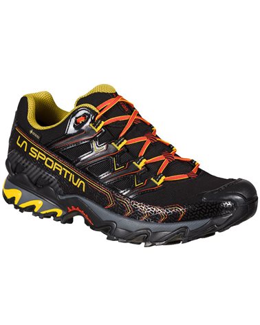 La Sportiva Ultra Raptor II GTX Gore-Tex Men's Trail Running Shoes, Black/Yellow