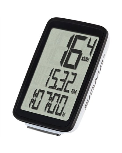 Sigma Pure 1 ATS Ciclocomputer Wireless, Bianco
