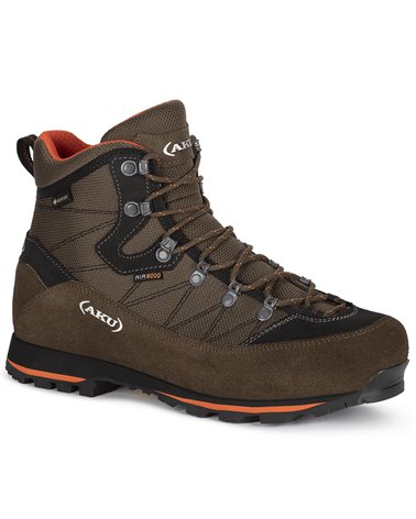 Aku Trekker Lite III Wide GTX Gore-Tex Men's Trekking Boots, Brown/Orange