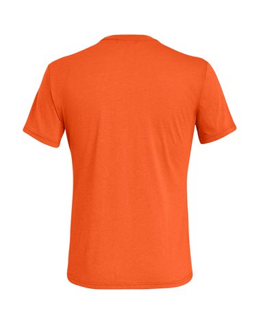 Salewa Solidlogo Dri-Release T-Shirt Uomo, Red Orange Melange