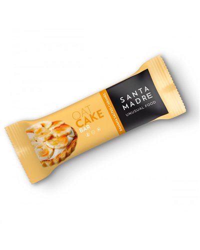 Santa Madre Oatcake Bar Banana Salted Caramel Estuche 30X60G
