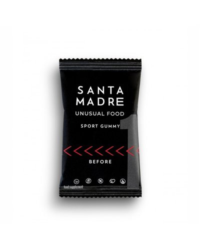 Santa Madre Sport Gummy 1 Lollipop Estuche Monodosis 40X15G