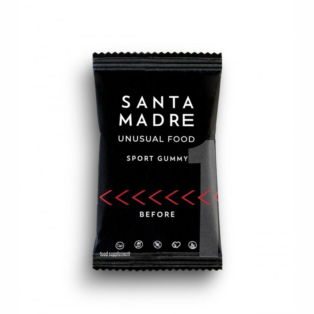 Santa Madre Sport Gummy 1 Lollipop Estuche Monodosis 40X15G