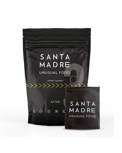 Santa Madre Sport Gummy Bag 3 Banana Doy Pack 15X15G