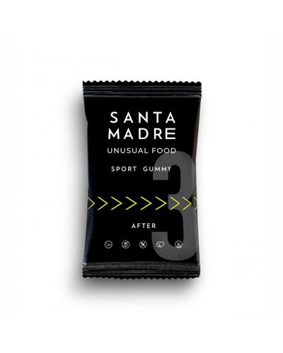 Santa Madre Sport Gummy 3 Banana Estuche Monodosis 40X15G