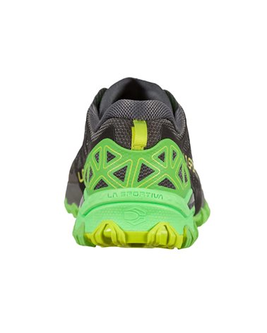 La Sportiva Bushido II Men's Trail Running Shoes, Metal/Flash Green